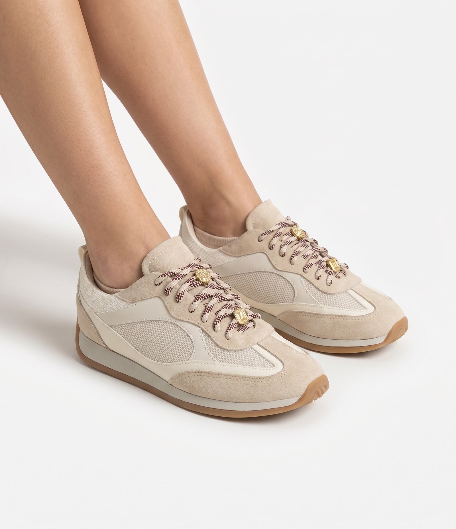 Tênis Retro Runner com Cadarço Contrastante Off White 2