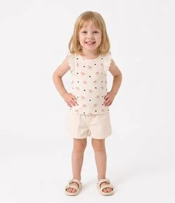 Blusa Infantil com Arco Iris -Tam 1 a 6 Anos