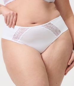 Calcinha Hot Pant Microfibra com Renda Curve & Plus Size