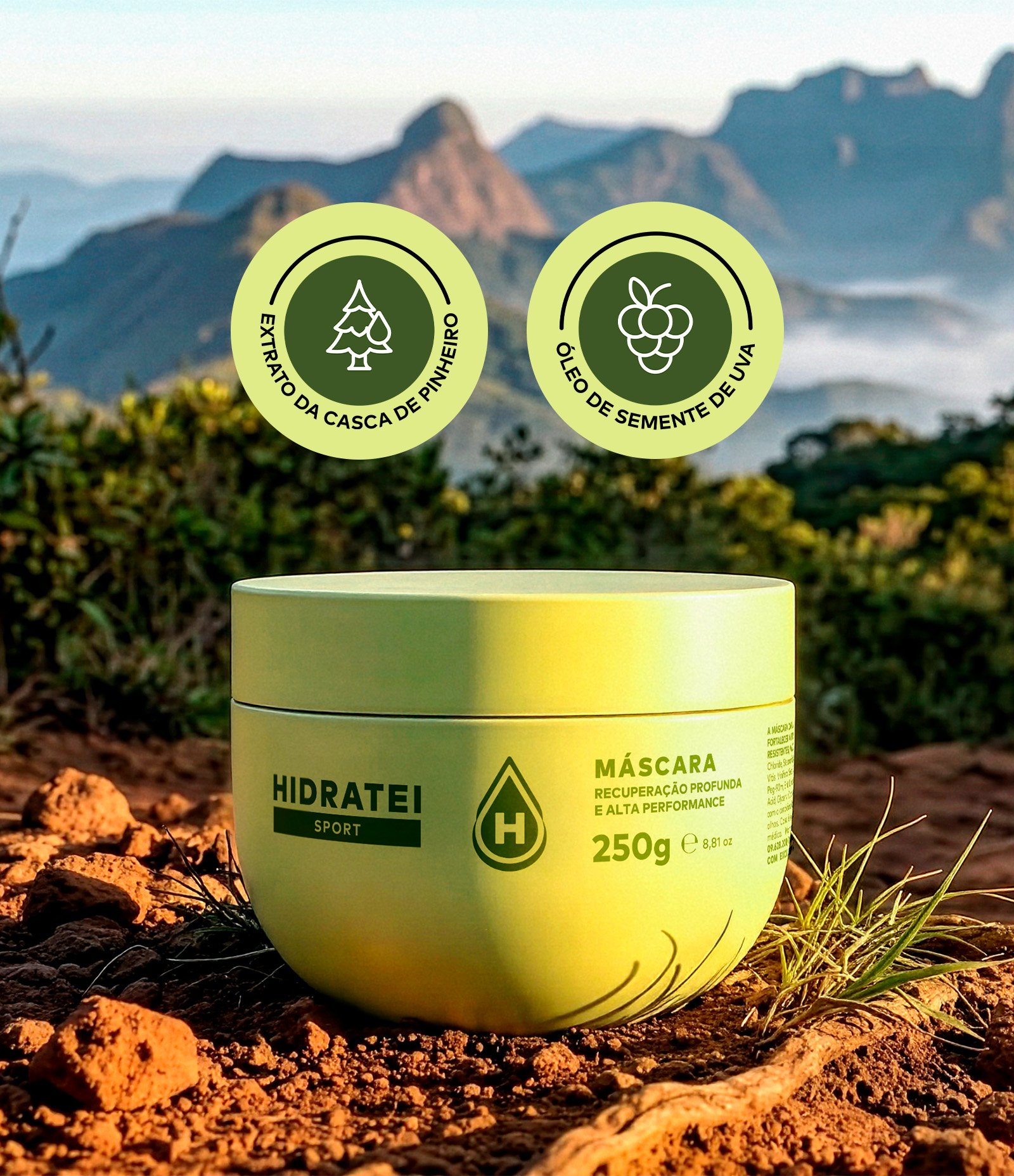 Mascara Capilar Sport Hidratei 250G 2