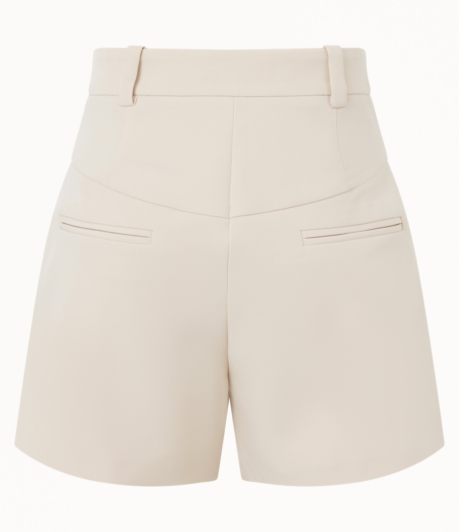 Short Alfaiatado com Pala Diferenciada Off White 6