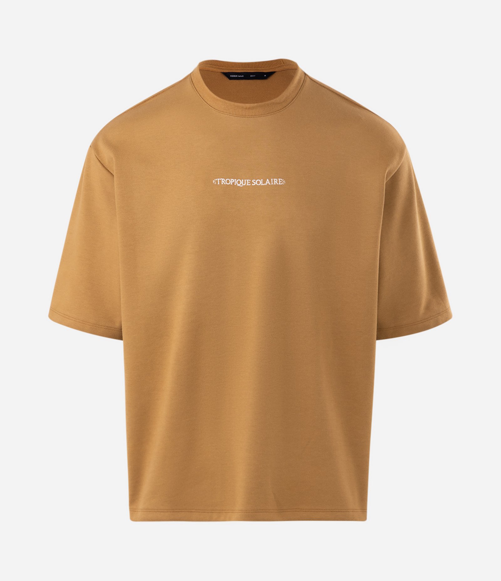 Camiseta Boxy com Lettering Tropique Solaire Amarelo 5