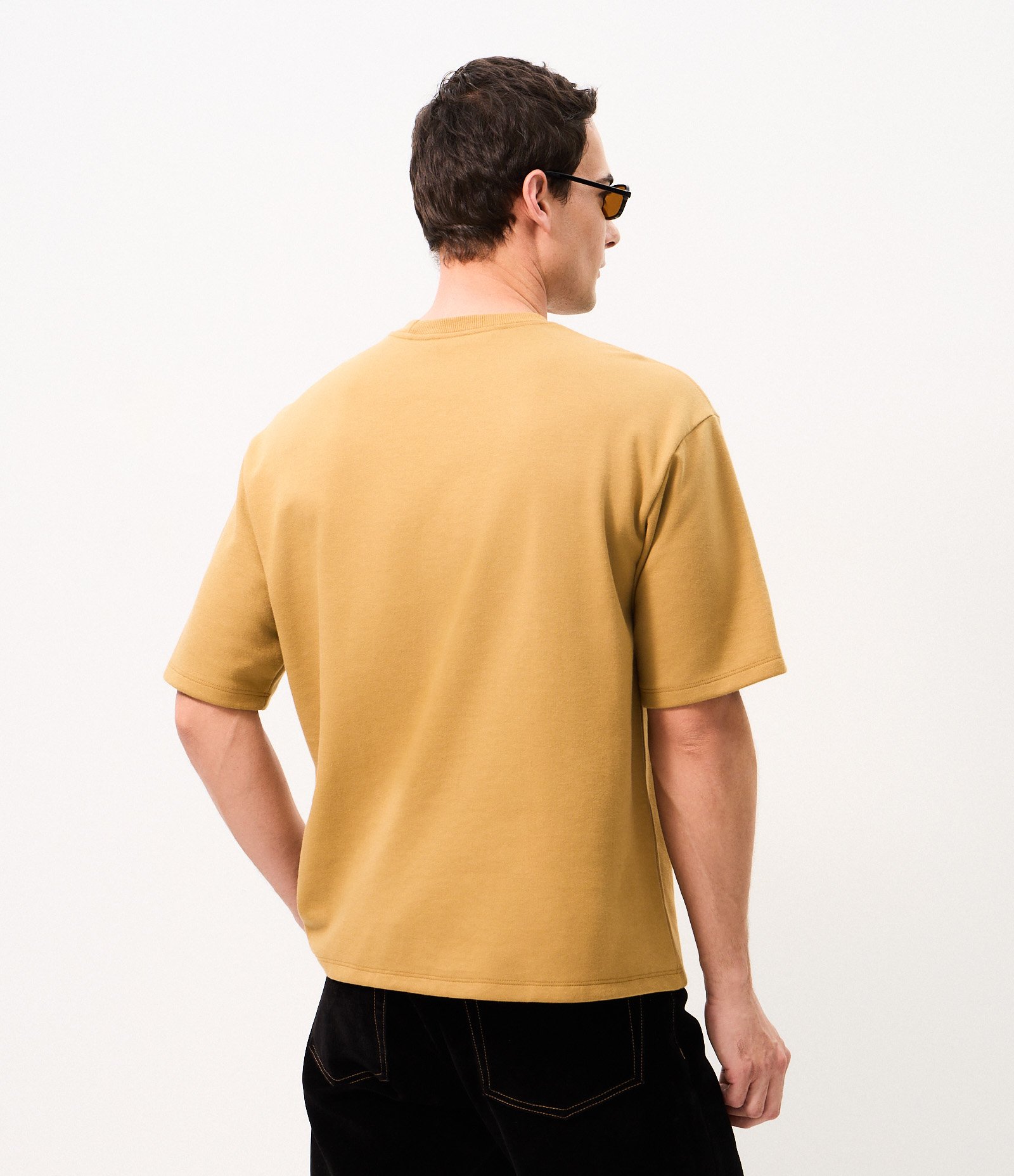 Camiseta Boxy com Lettering Tropique Solaire Amarelo 3