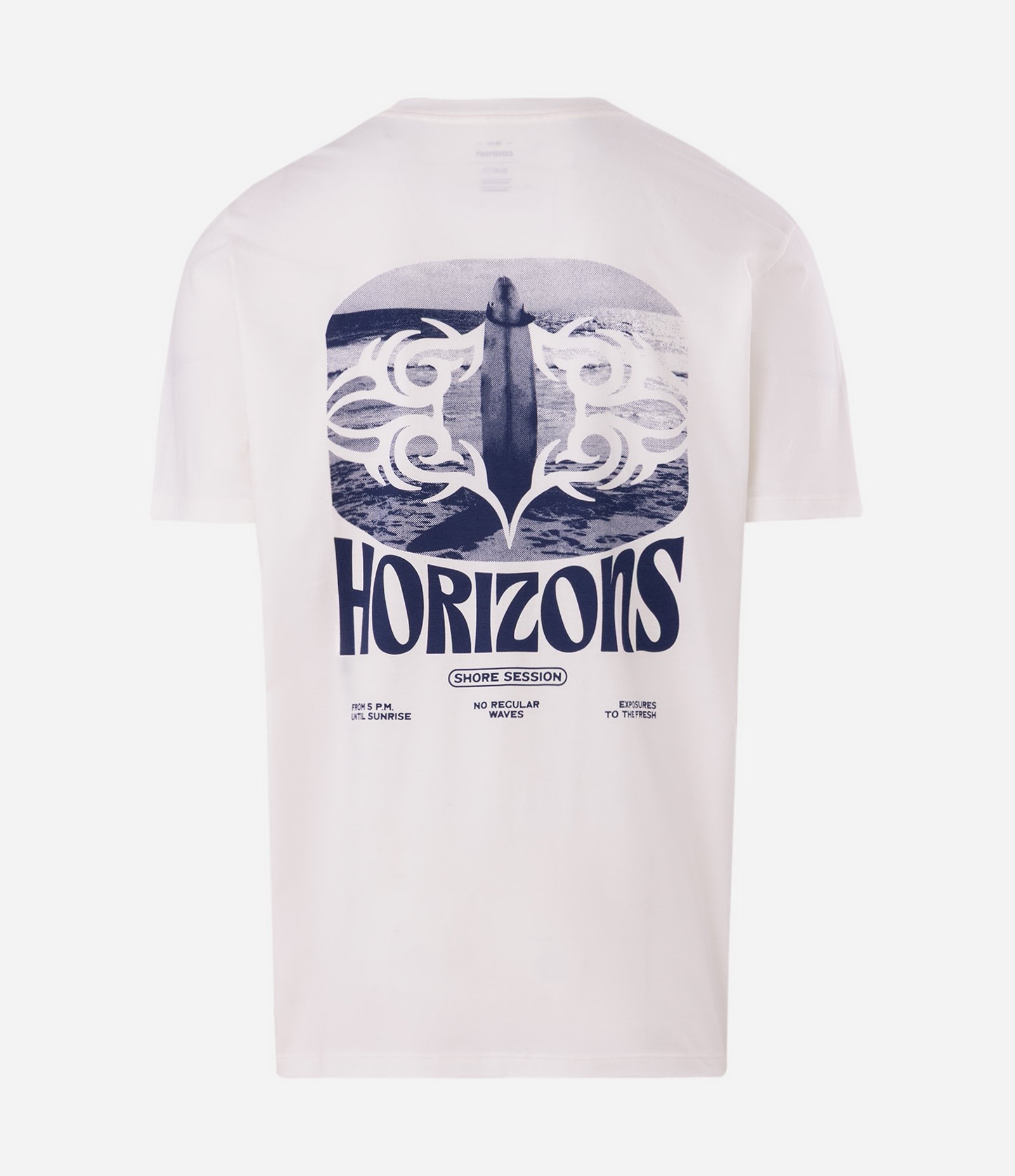 Camiseta Comfort Manga Curta Horizons Outdoor Branco 2