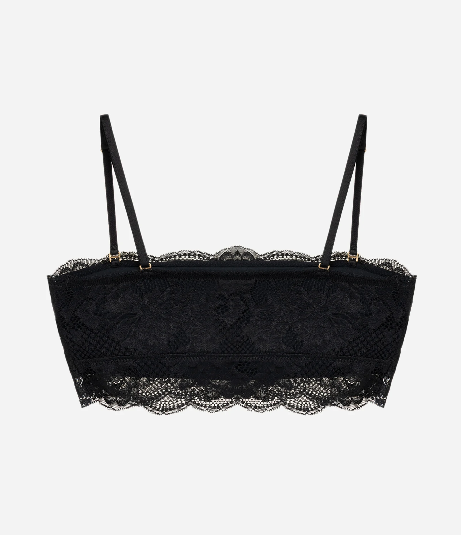Sutiã Tomara que Caia em Renda Floral Preto 2
