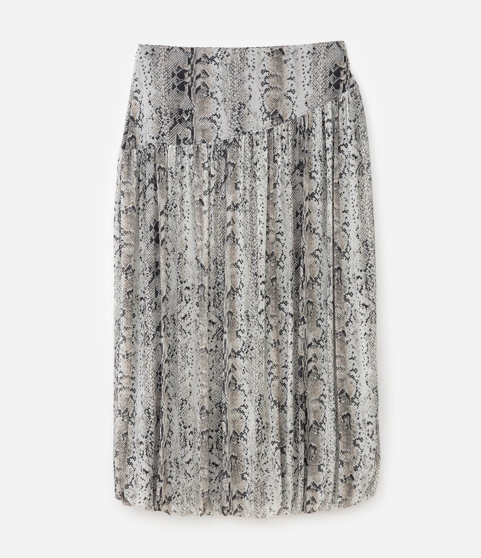 Saia Balonê Animal Print Tule Curve & Plus Size Cinza 6