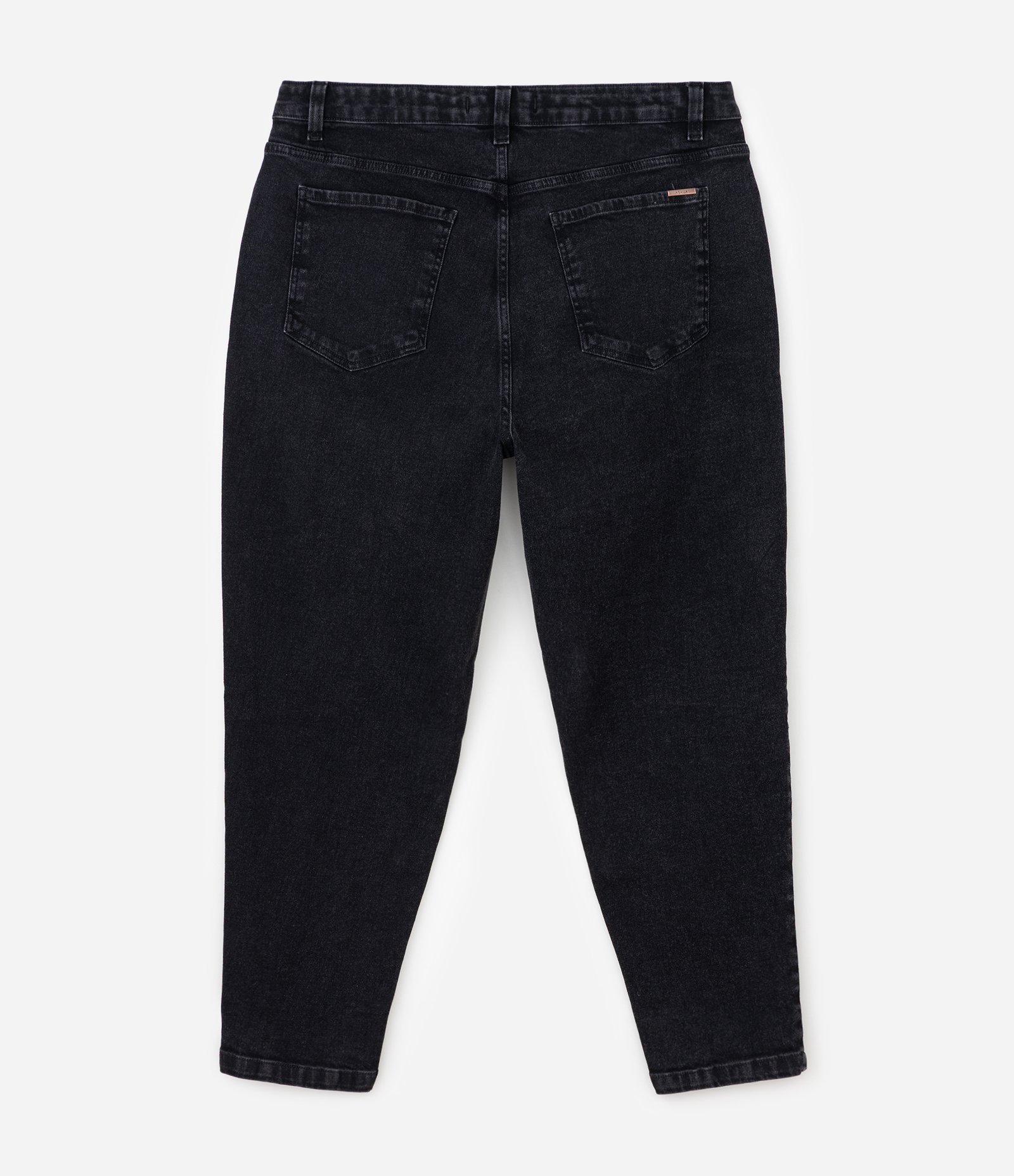 Calça Jeans Mom Black Curve & Plus Size Preto 7