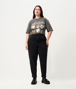Calça Jeans Mom Black Curve & Plus Size