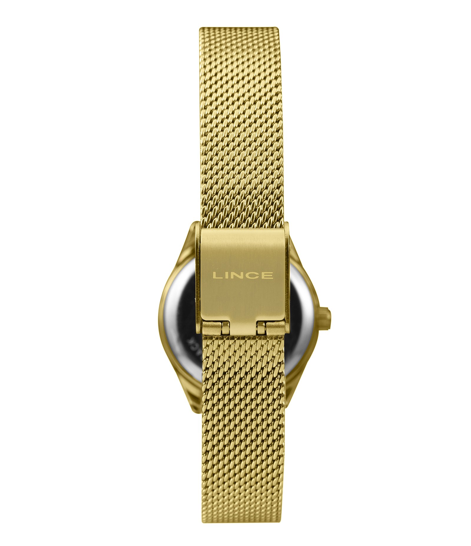 Relógio Analógico Lince em Aço LRGH271L25 C2KX Dourado 3