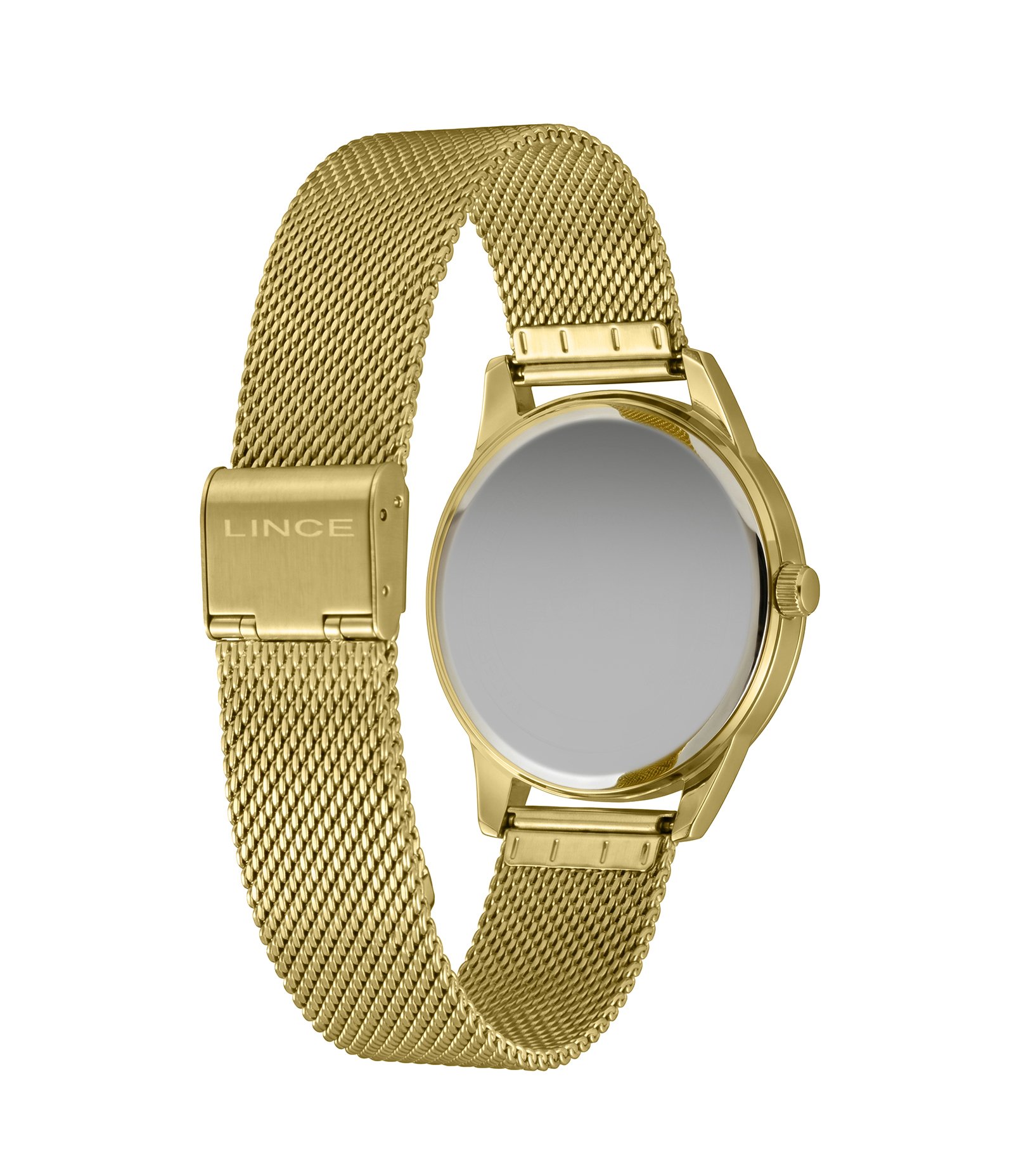 Relógio Analógico Lince em Aço LRG4815L38 S2KX Dourado 3
