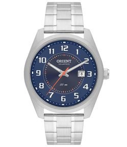 Relógio Analógico Orient Solartech Em Aço MBSS1496 D2SX 