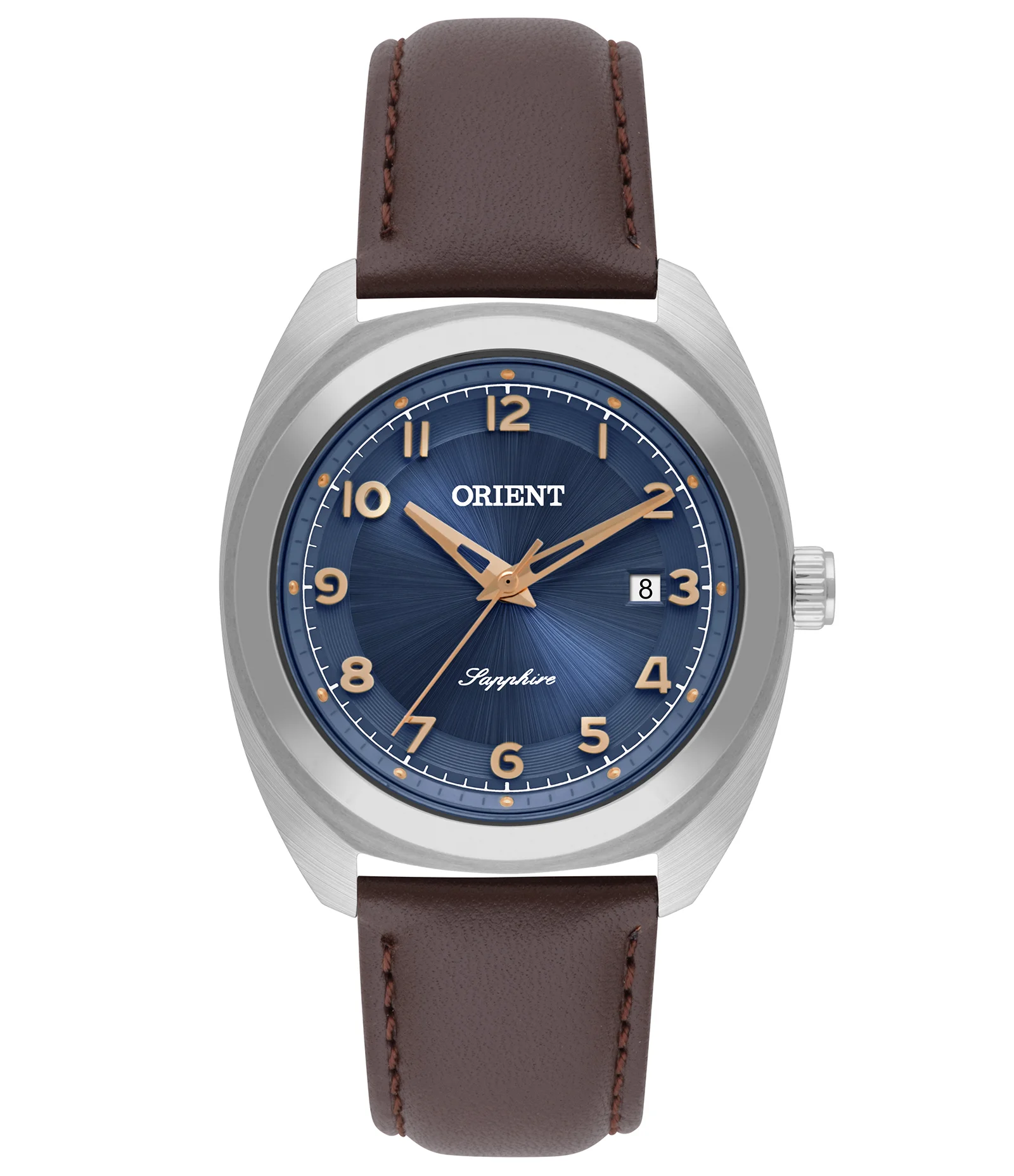 Relógio Analógico Orient MBSC1044 D2NX Prata 1