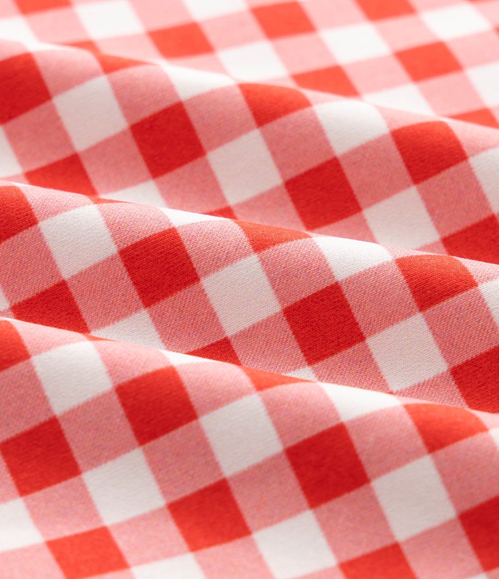 Maiô Infantil Dupla Face com Estampa Xadrez Vichy e Corações – Tam 5 a 14 Anos Vermelho/Branco 3