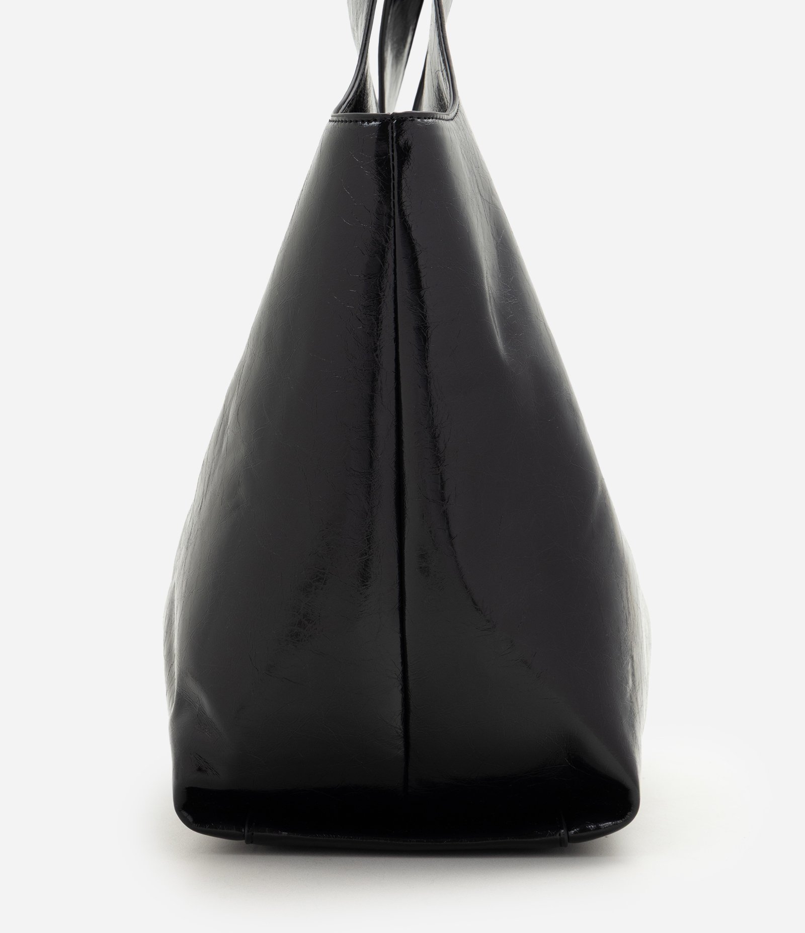 Bolsa Shopper Grande em PU com Alça Larga Preto 4
