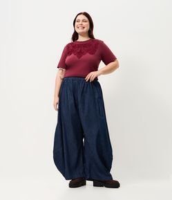 Calça Jeans Balloon Amaciada Curve & Plus Size