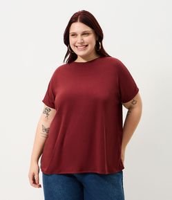 Blusa Básica em Ribana e sem Cava Curve & Plus Size
