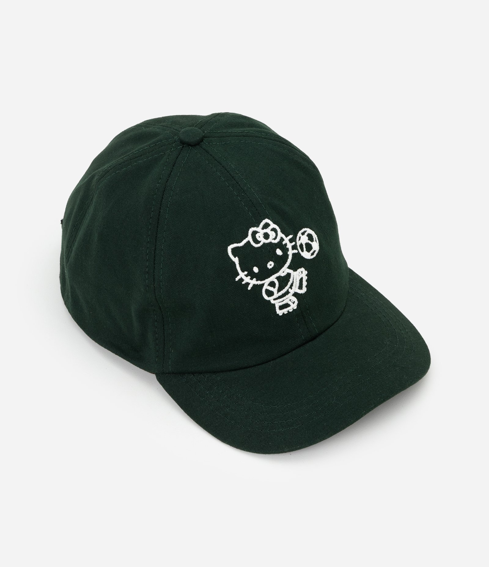 Boné Infantil em Algodão com Bordado Hello Kitty Futebol – Tam U Verde Escuro 1