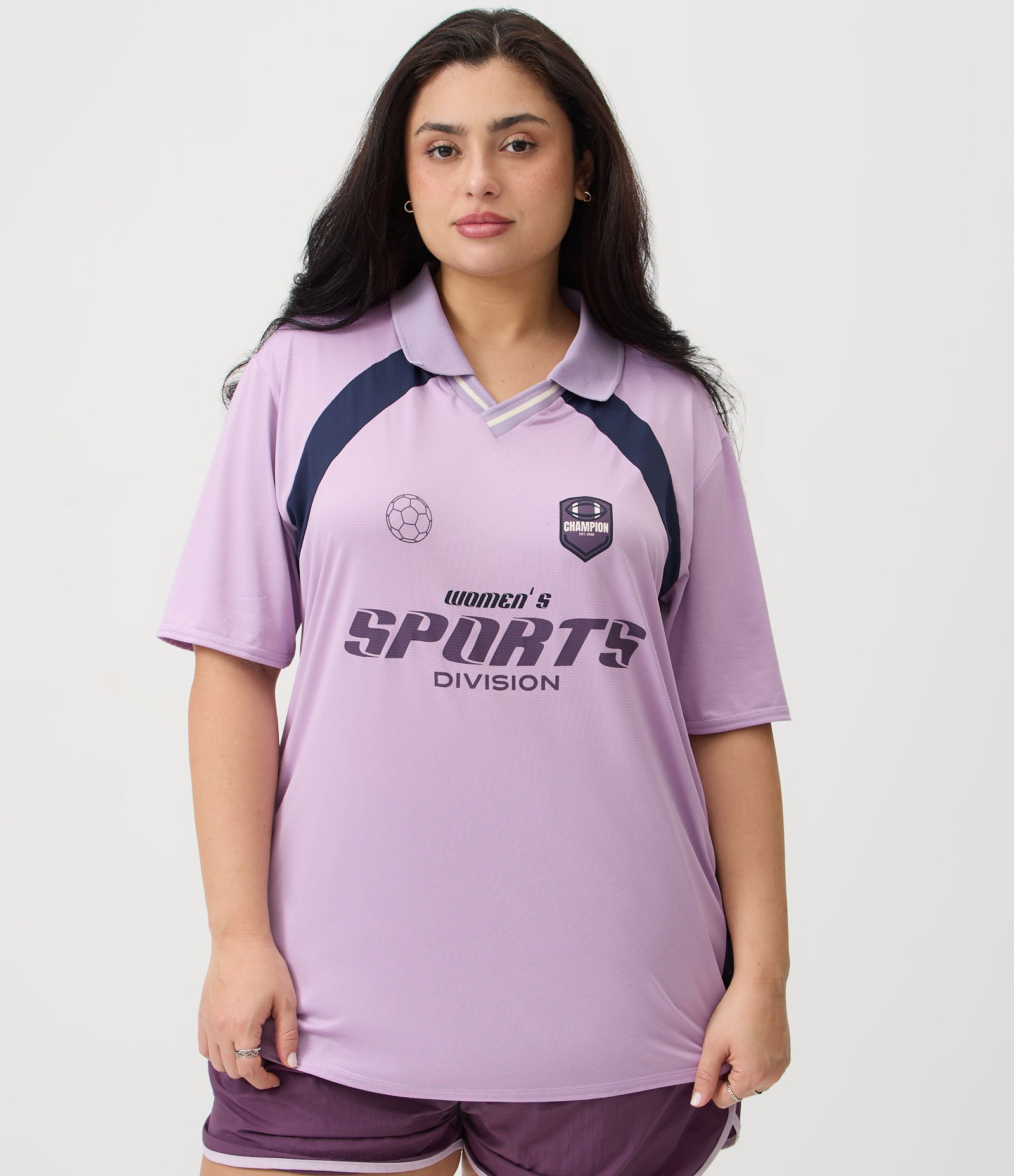 Camiseta Esportiva Curve & Plus Size Rosa 1