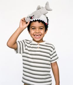 Tiara Infantil Tubarão Mordendo Divertido - Tam Único