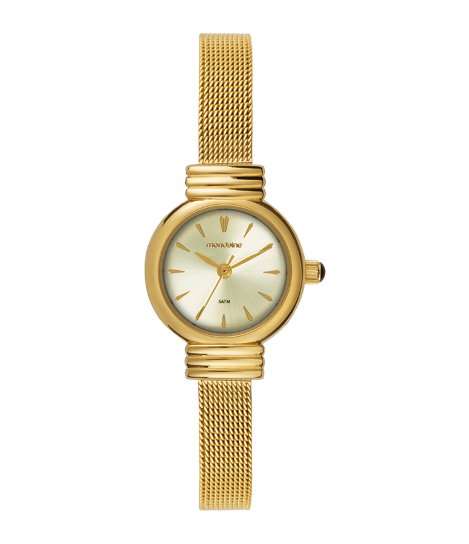 Relógio Analógico Mondaine em Aço 99856LPMVDE1 Dourado 1