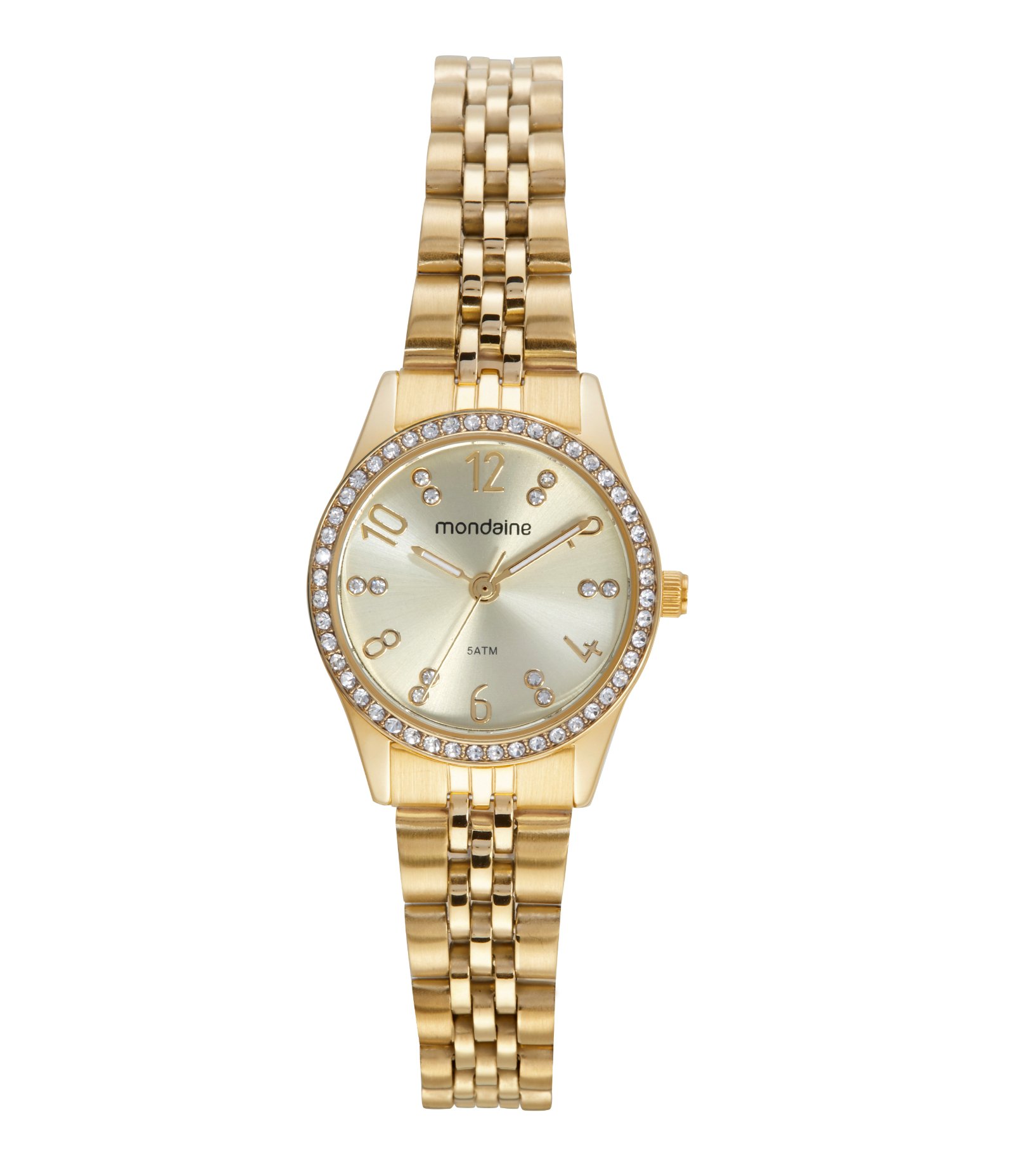 Relógio Analógico Mondaine em Aço 32803LPMVDE1 Dourado 1