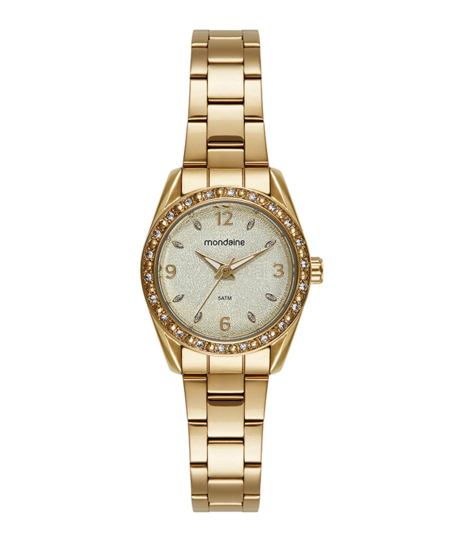 Relógio Analógico Mondaine em Aço 99805LPMVDE1 Dourado 1