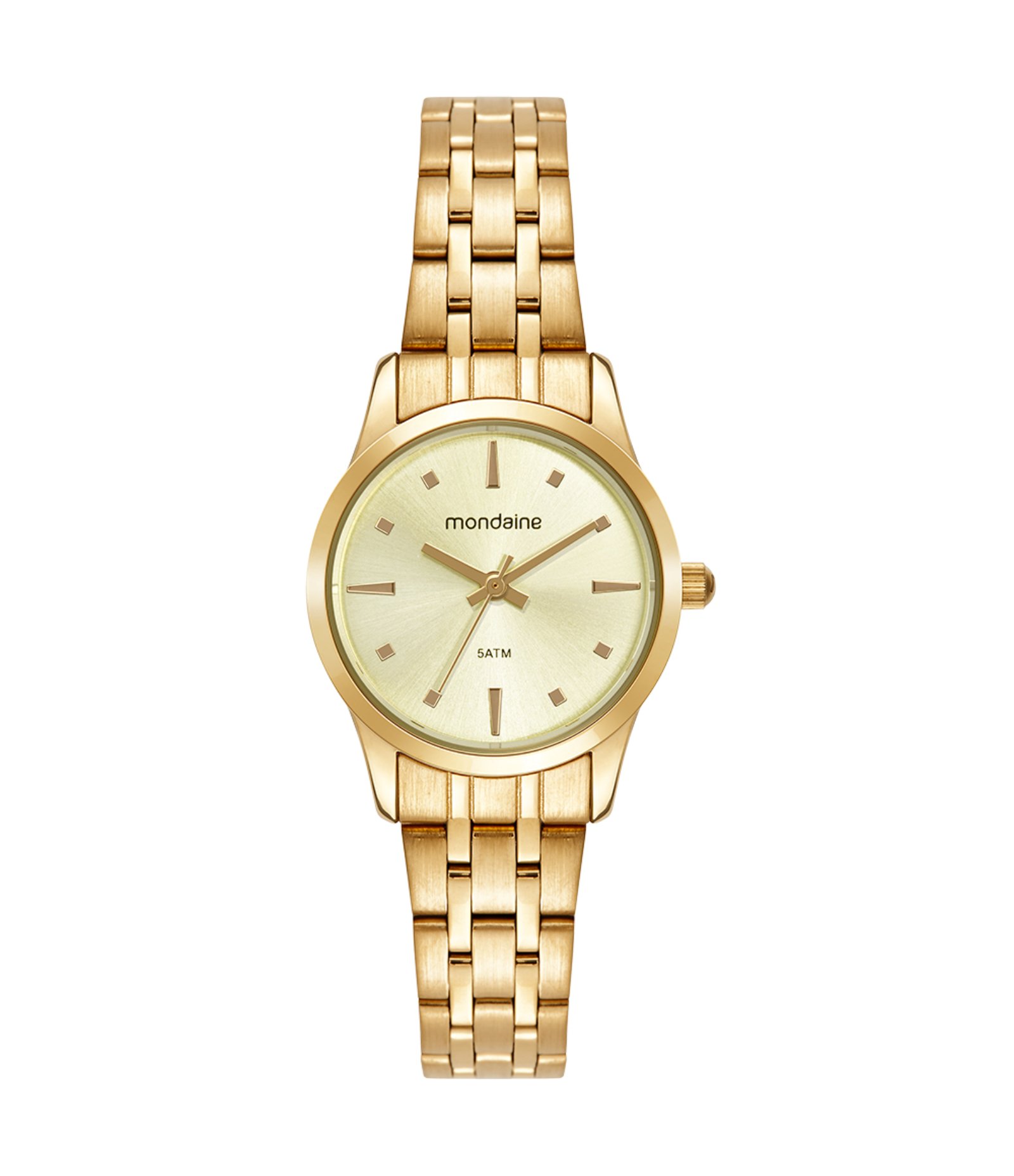 Relógio Analógico Mondaine em Aço 99915LPMKDE1K1 Dourado 1