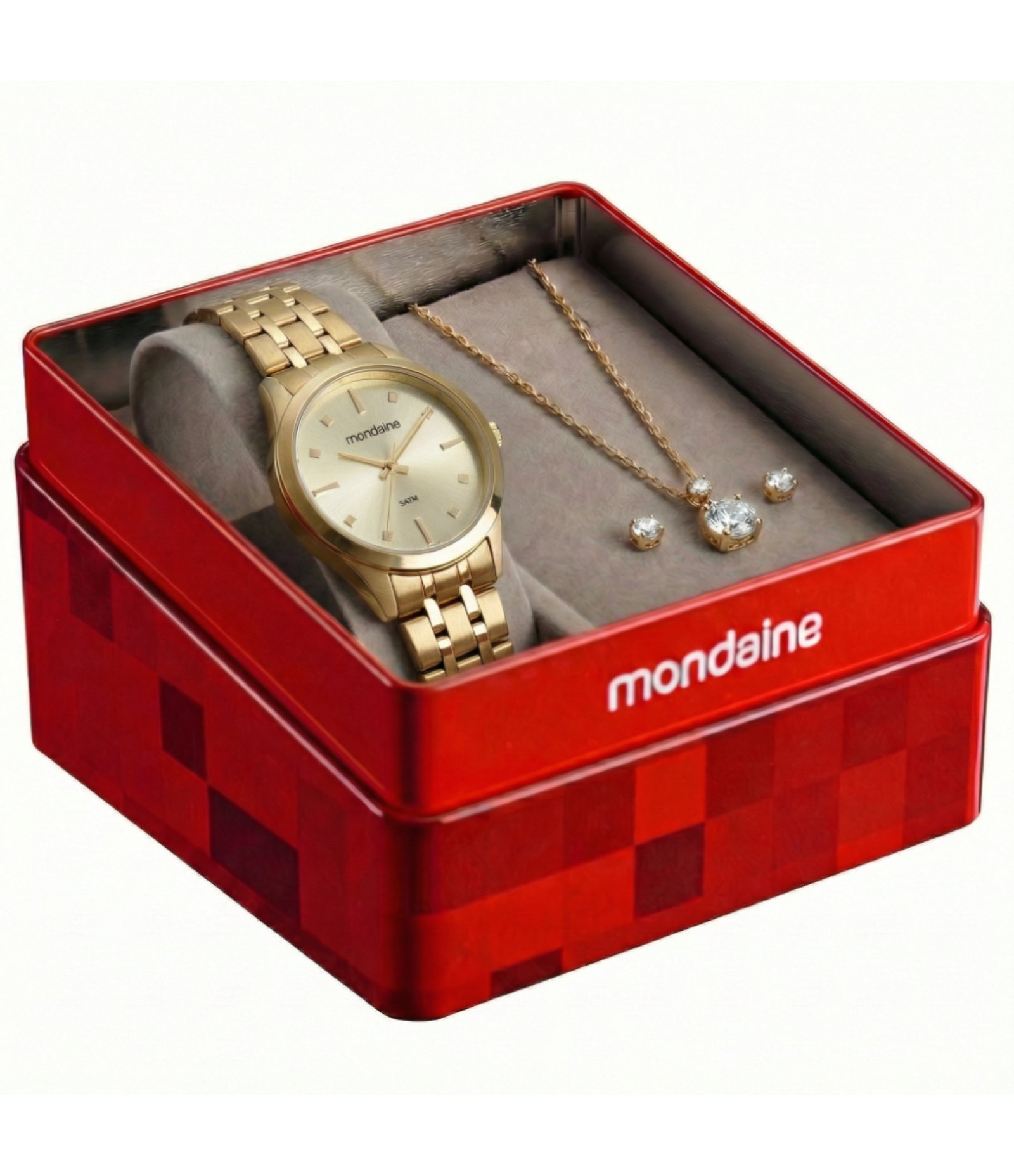 Relógio Analógico Mondaine em Aço 99915LPMKDE1K1 Dourado 4