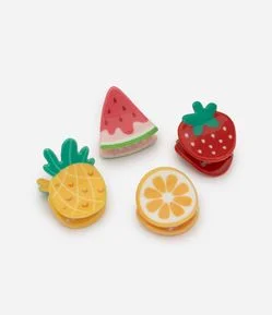 Kit Piranhas Infantil de Frutinhas com 4 Peças - Tam U