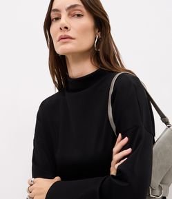 Blusa Raglan em Liocel com Manga Longa