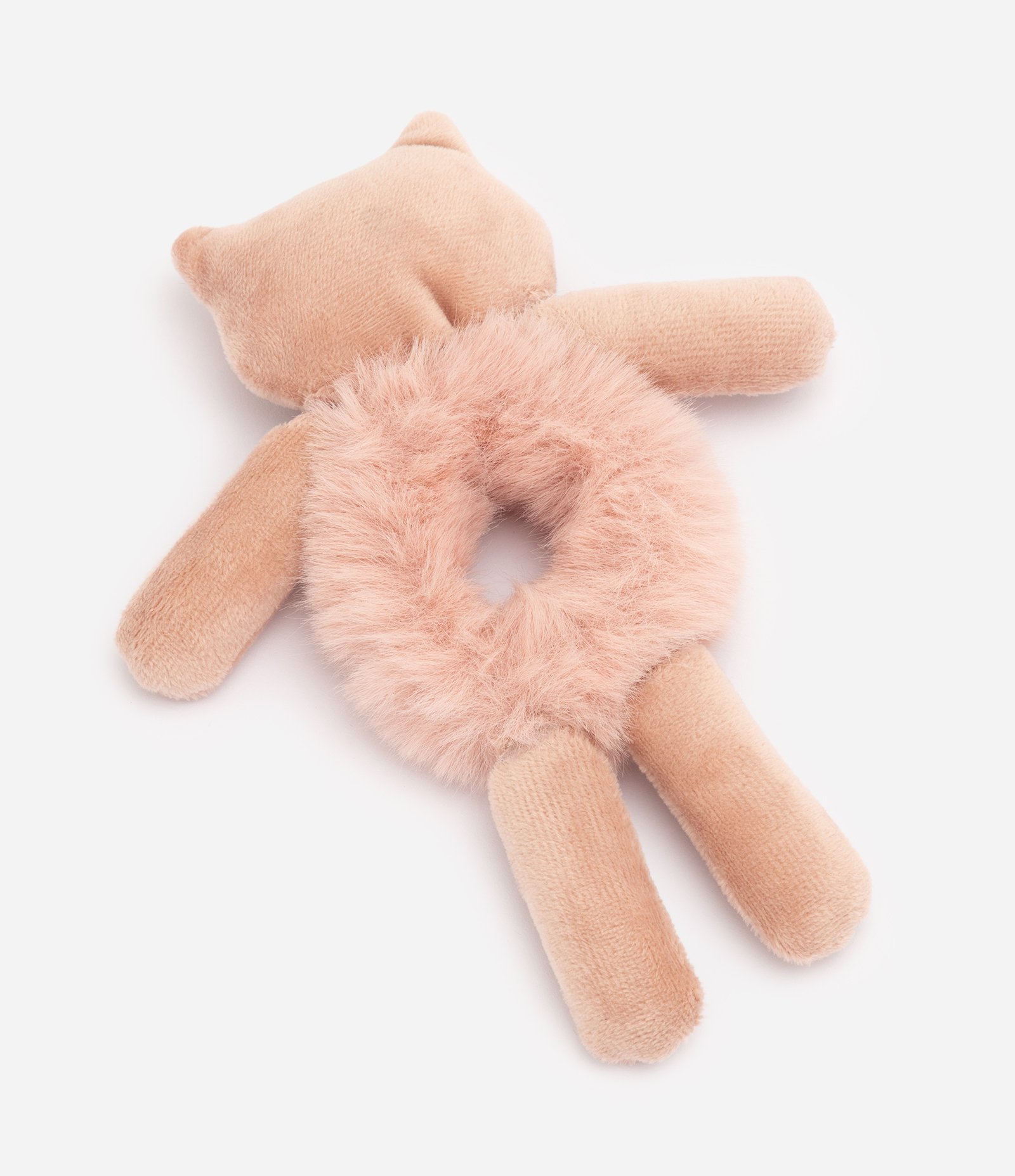 Scrunchie Infantil  Com Pelinhos Divertido - Tam Único Rosa 3
