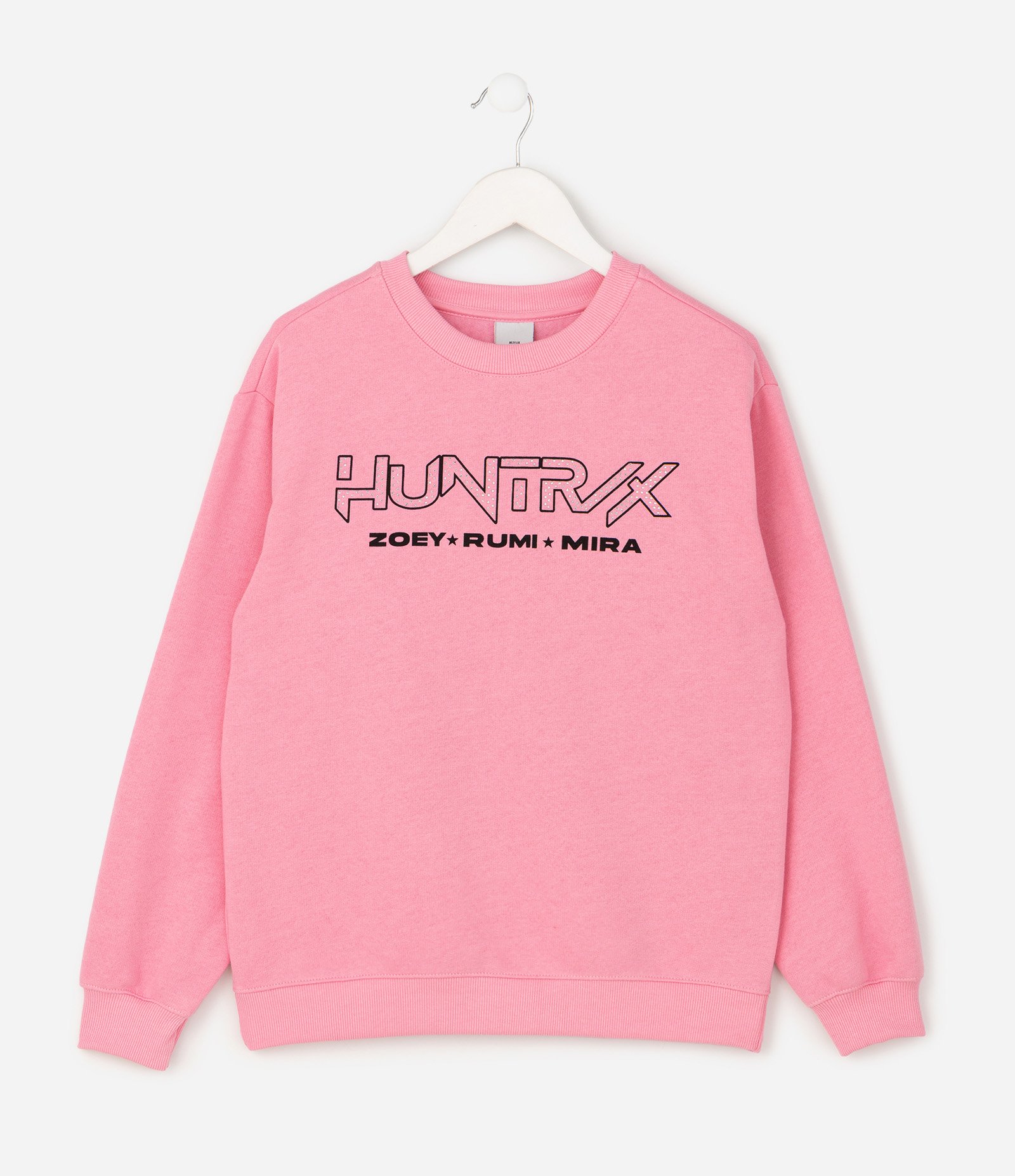 Casaco Infantil Huntrix Guerreiras do K-Pop – Tam 5 a 14 Anos Rosa 1