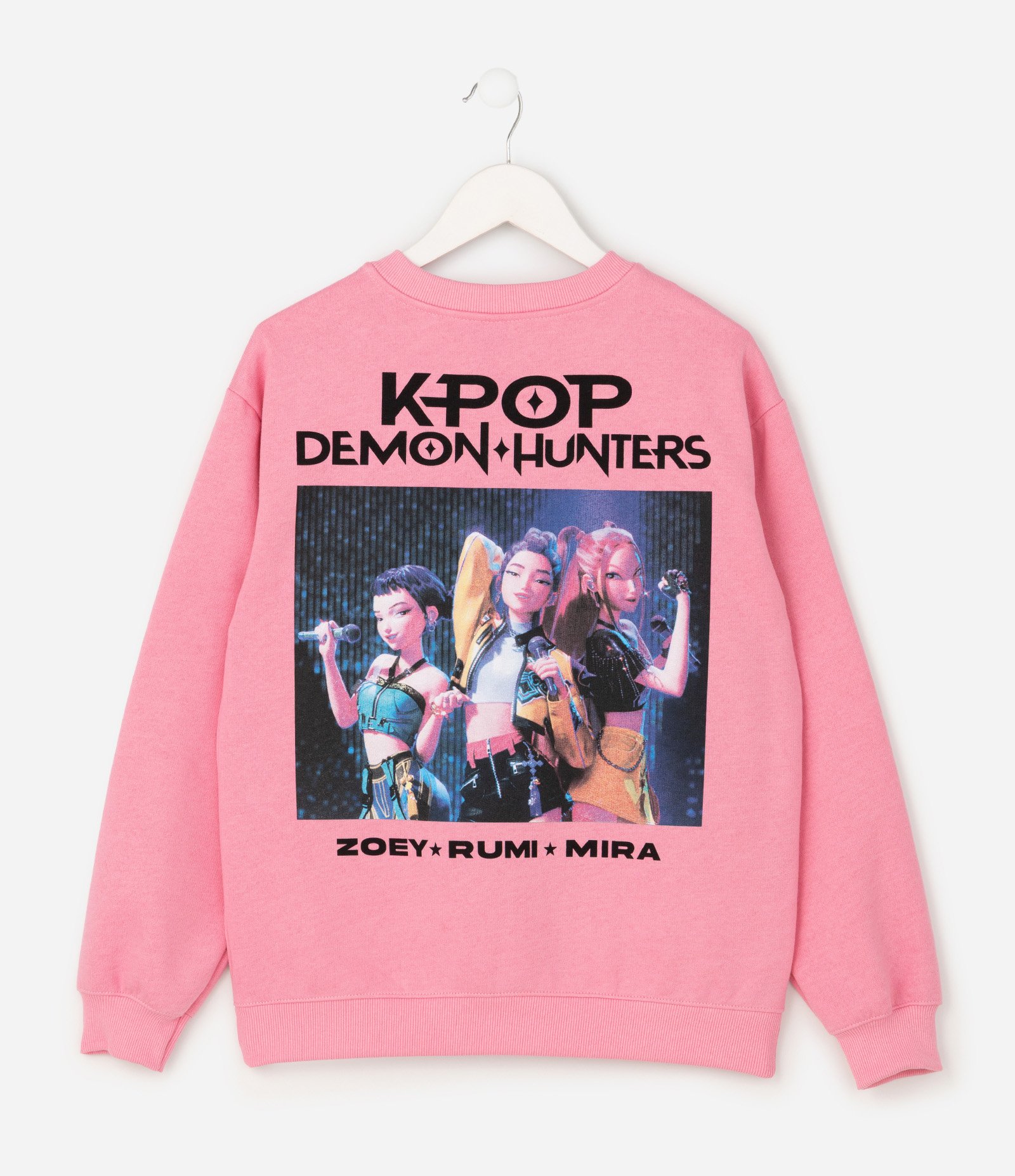 Casaco Infantil Huntrix Guerreiras do K-Pop – Tam 5 a 14 Anos Rosa 2