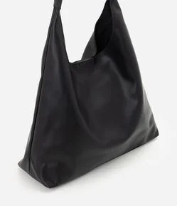 Bolsa Hobo Grande em PU com Alça Longa