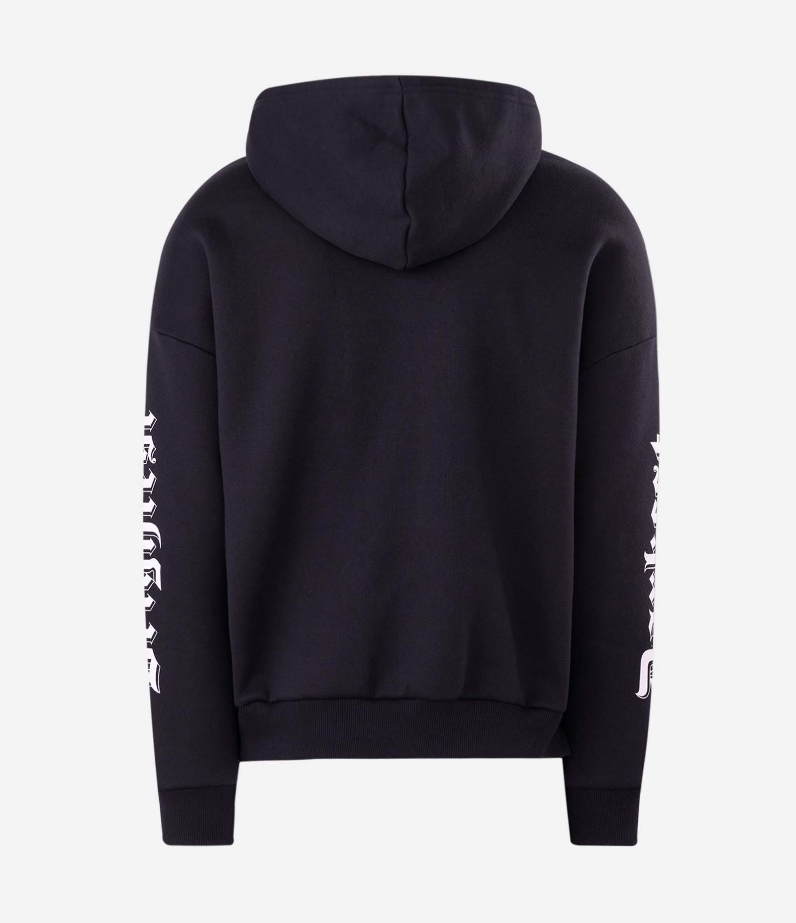 Casaco Boxy com Capuz e Zíper Preto 2