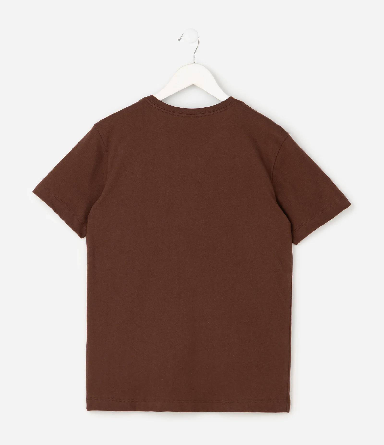 Camiseta Infantil com Lettering Tropical Outsider – Tam 5 a 14 Anos Marrom 2