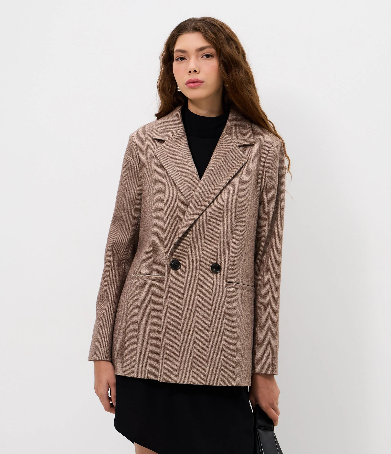 Blazer Alfaiatado Xadrez Marrom 1