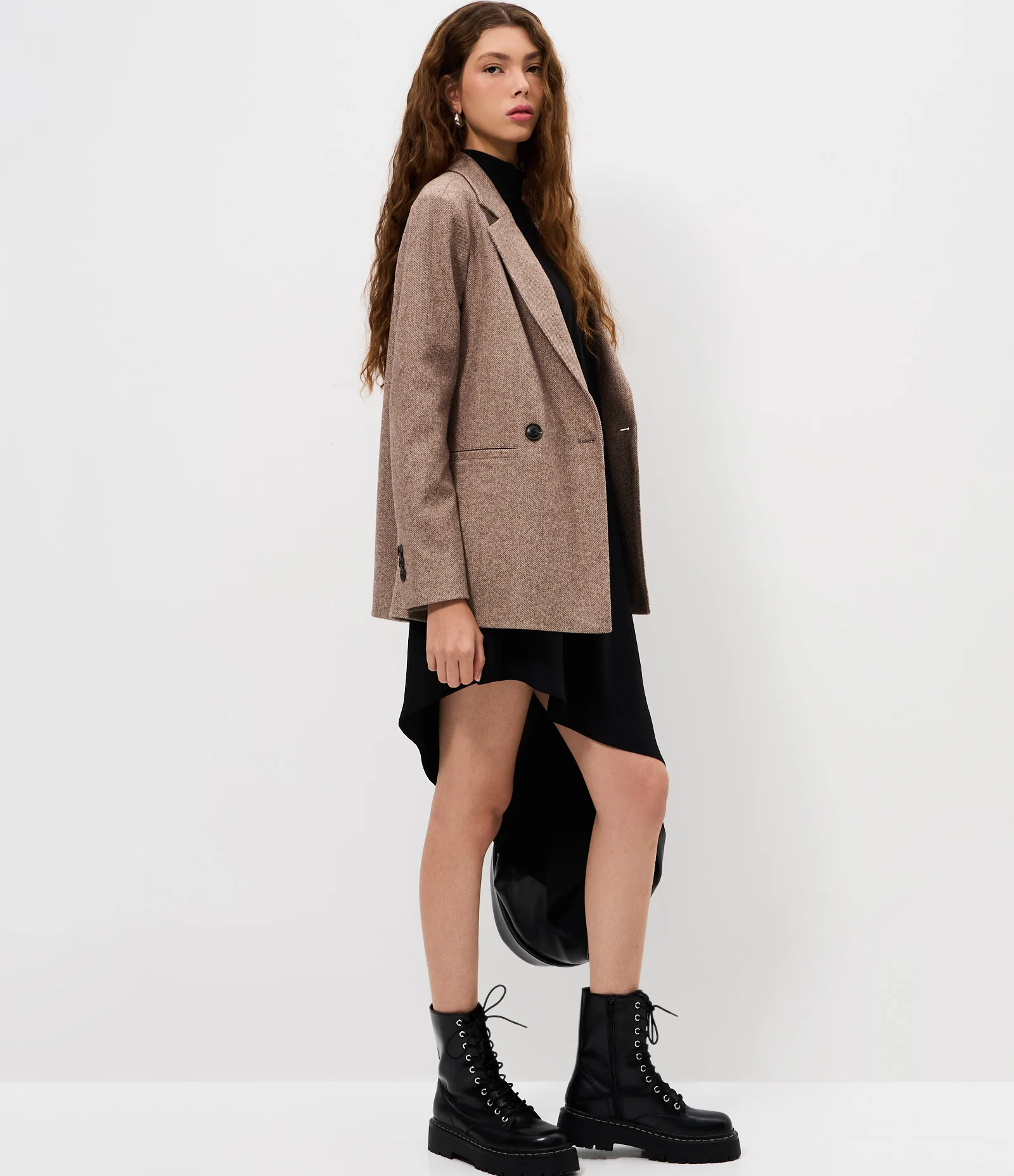 Blazer Alfaiatado Xadrez Marrom 2