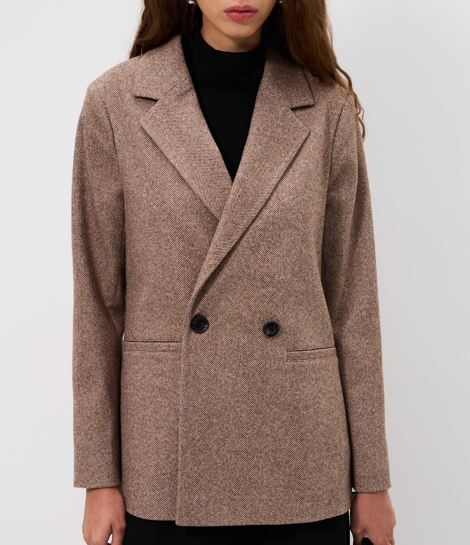 Blazer Alfaiatado Xadrez Marrom 3