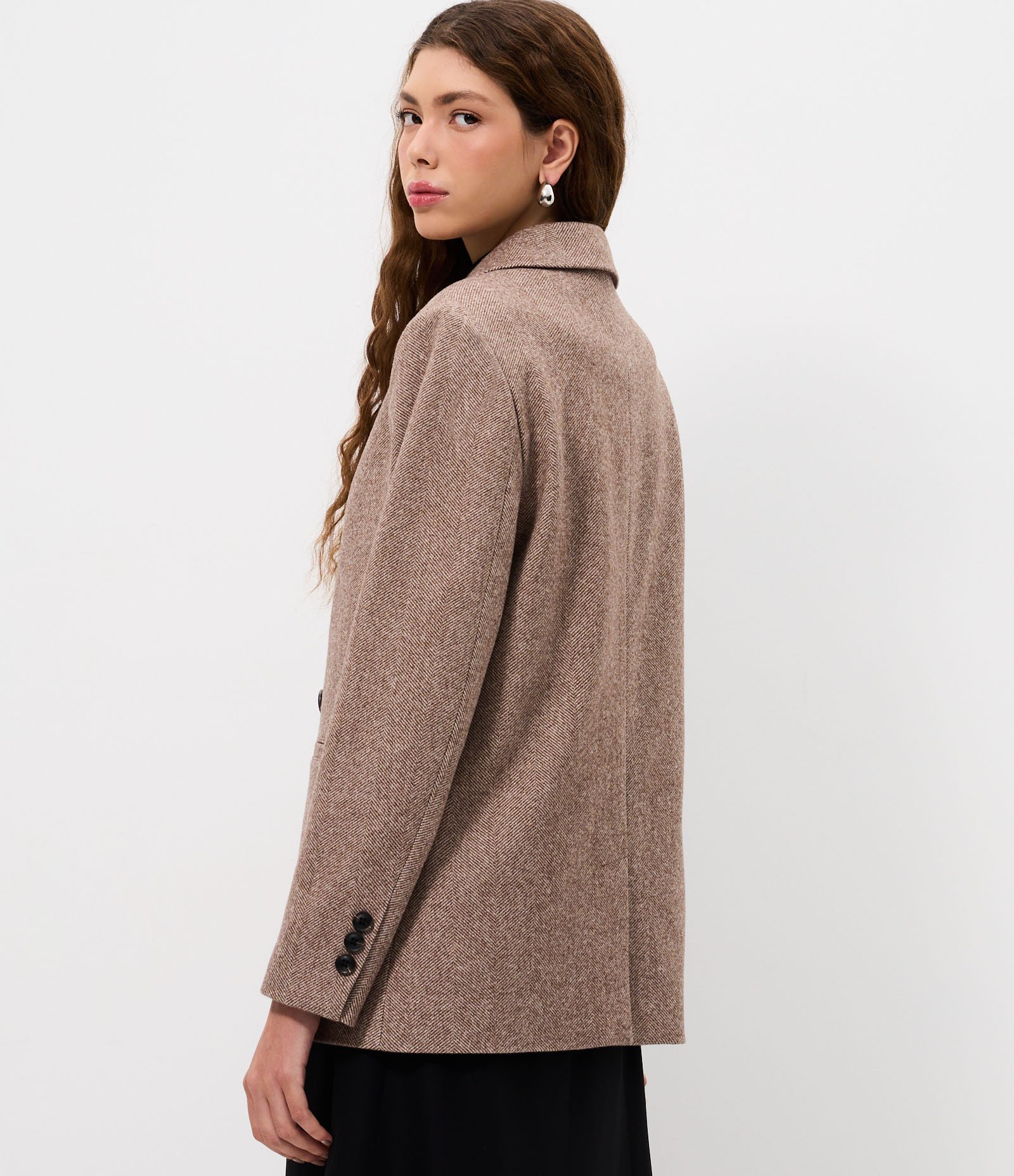 Blazer Alfaiatado Xadrez Marrom 4
