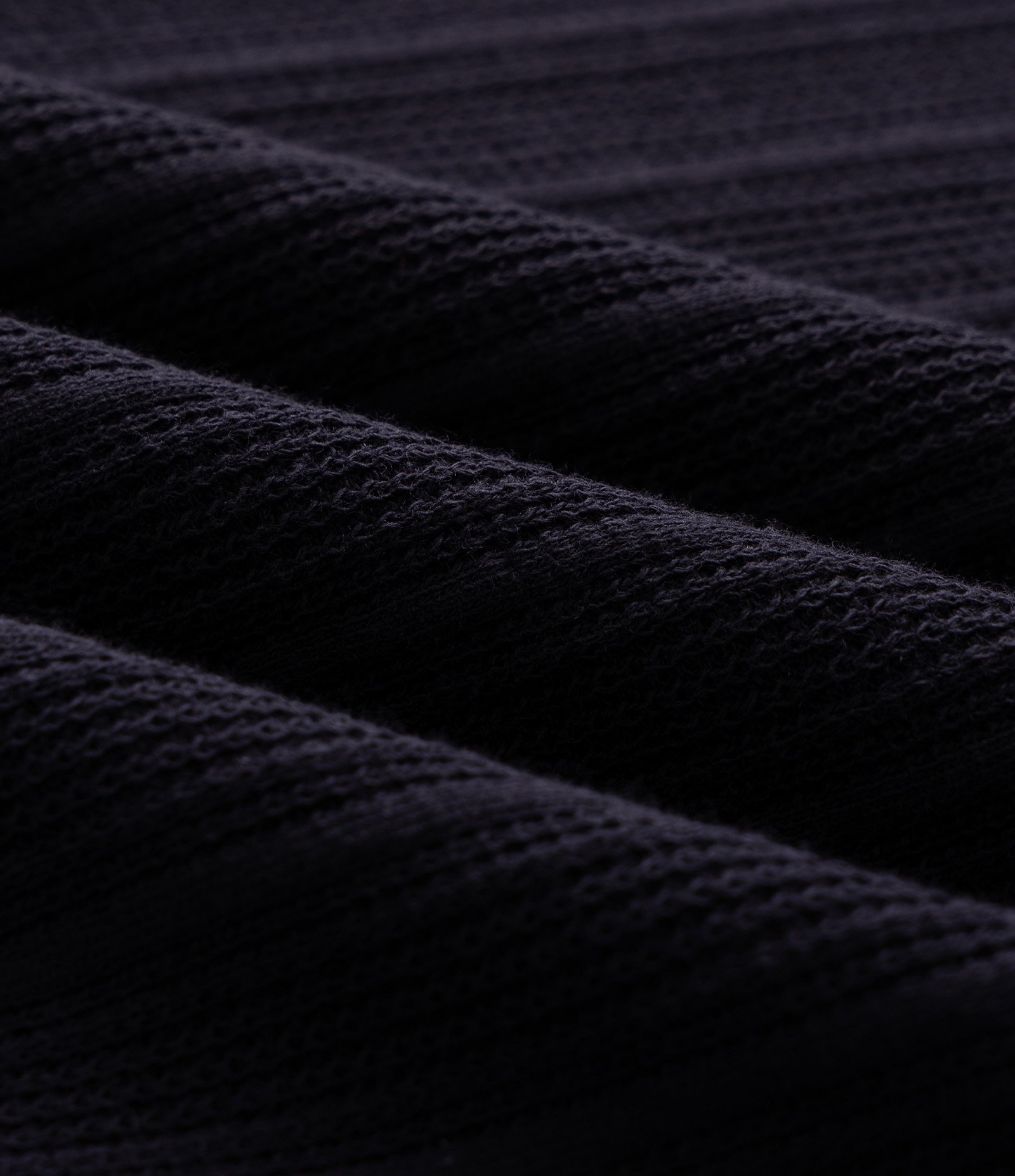 Camiseta Regular em Algodão com Textura Preto 7