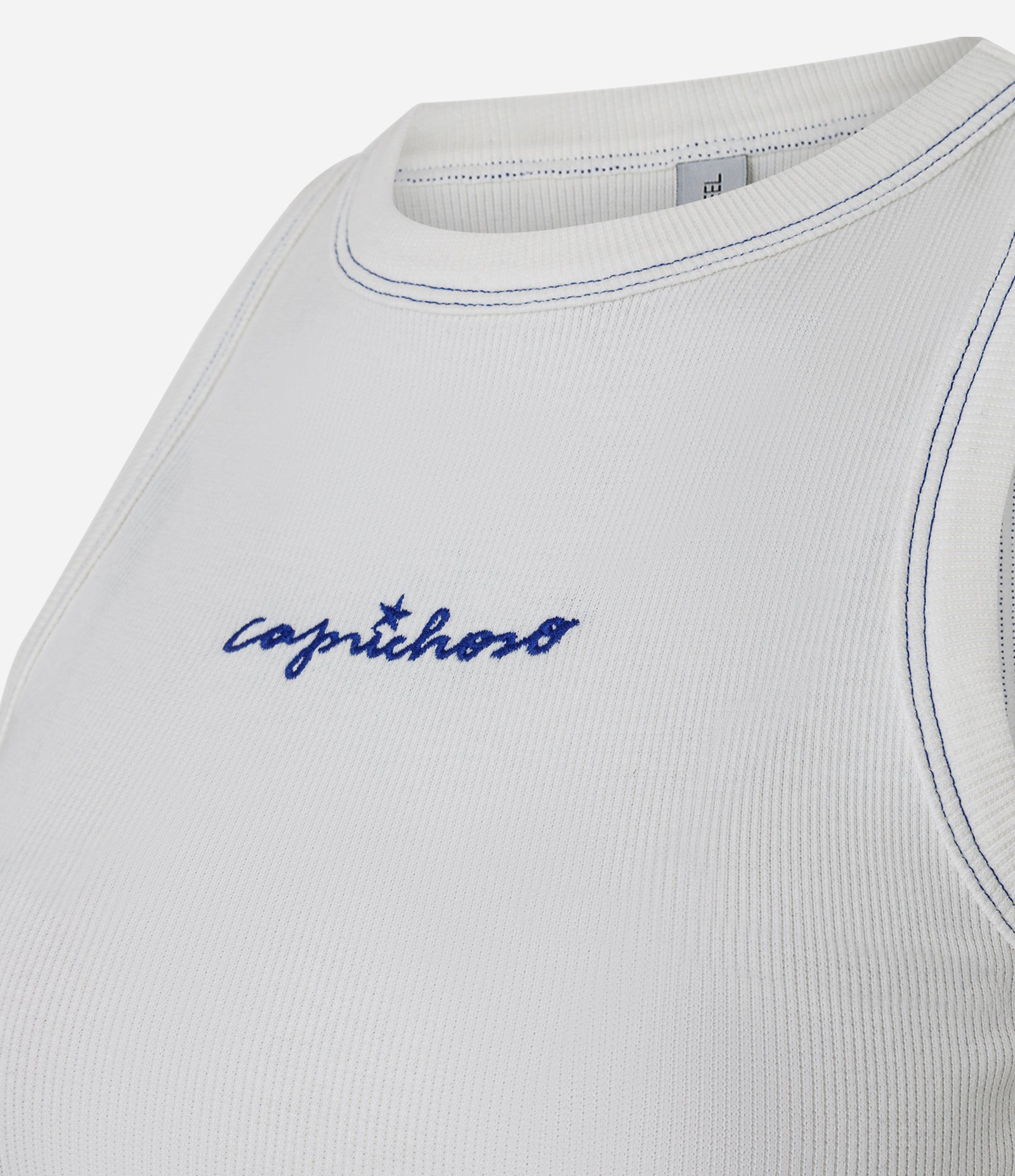 Regata em Ribana com Lettering Caprichoso Branco 2