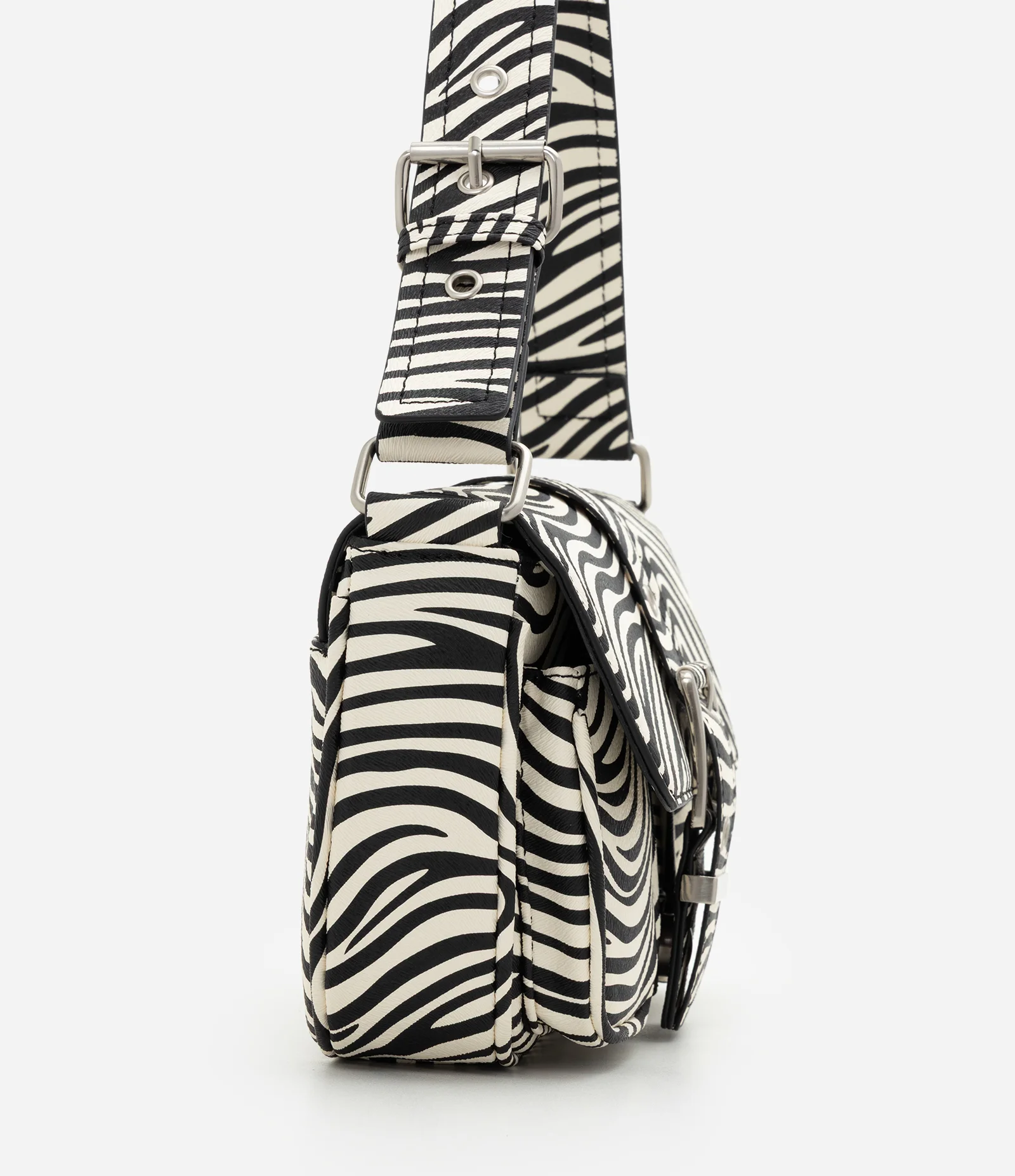 Bolsa Shoulder em PU com Estampa Animal Print Multicores 3