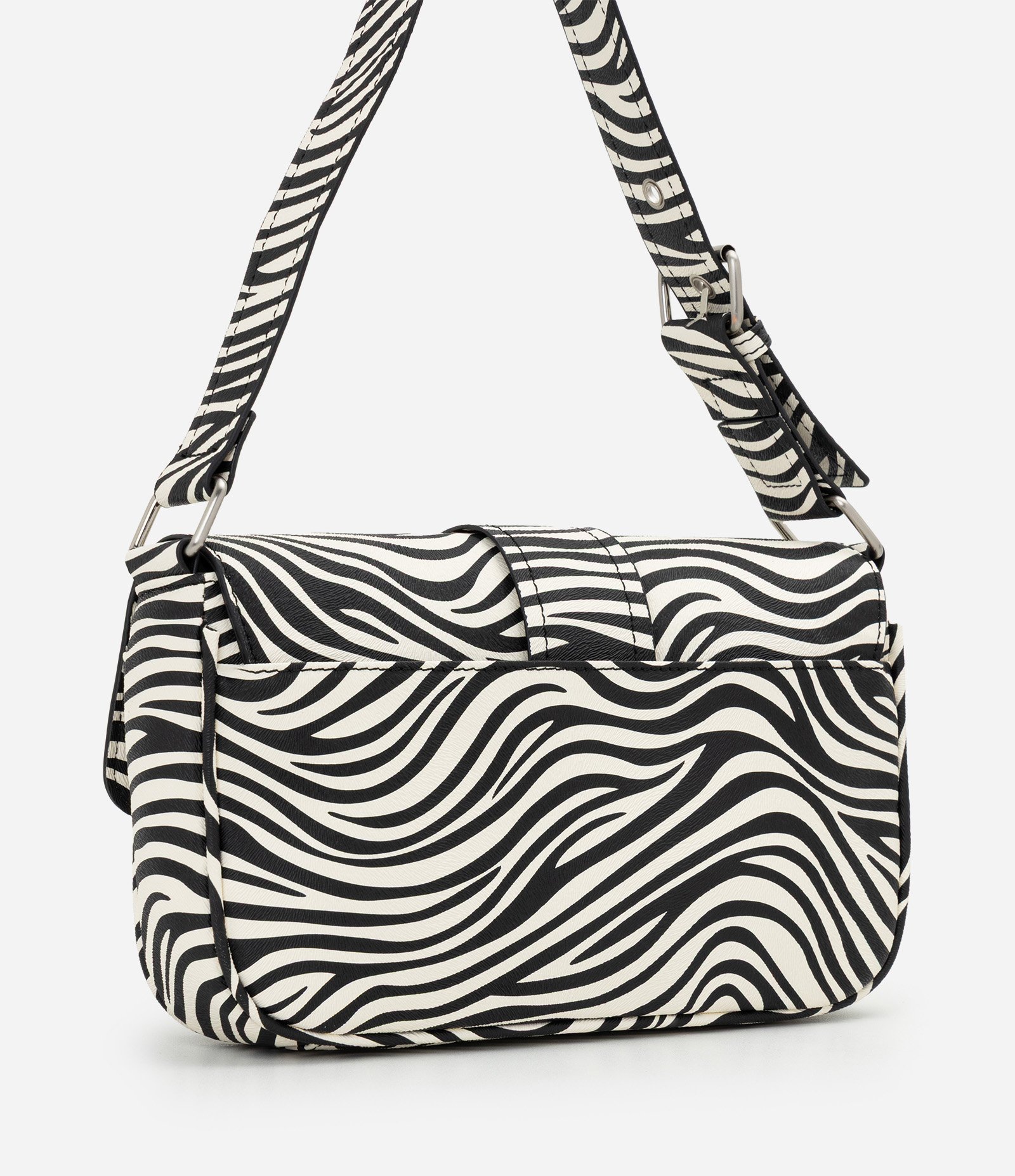 Bolsa Shoulder em PU com Estampa Animal Print Multicores 4