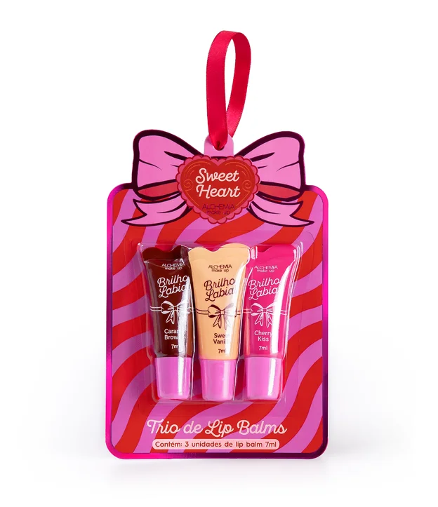 Lip Cream / CD4枚セット Trio de Lip Balms Make Up Sweet Heart Alchemia Chocolate Mordore