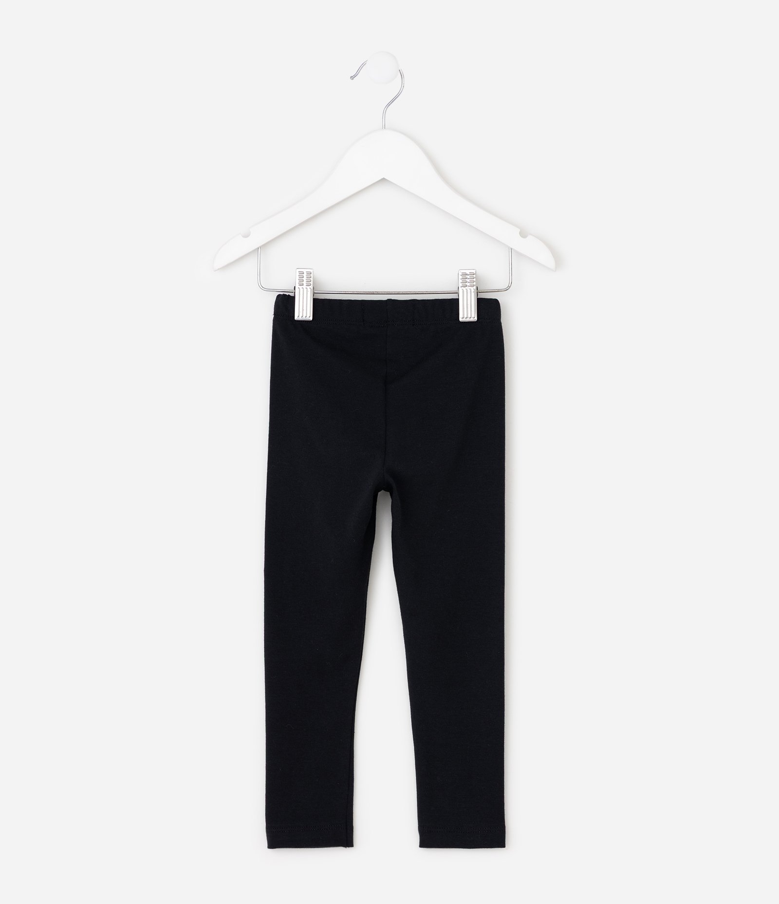 Calça Infantil Legging com Flores nos Joelhos – Tam 1 a 6 Anos Preto 2