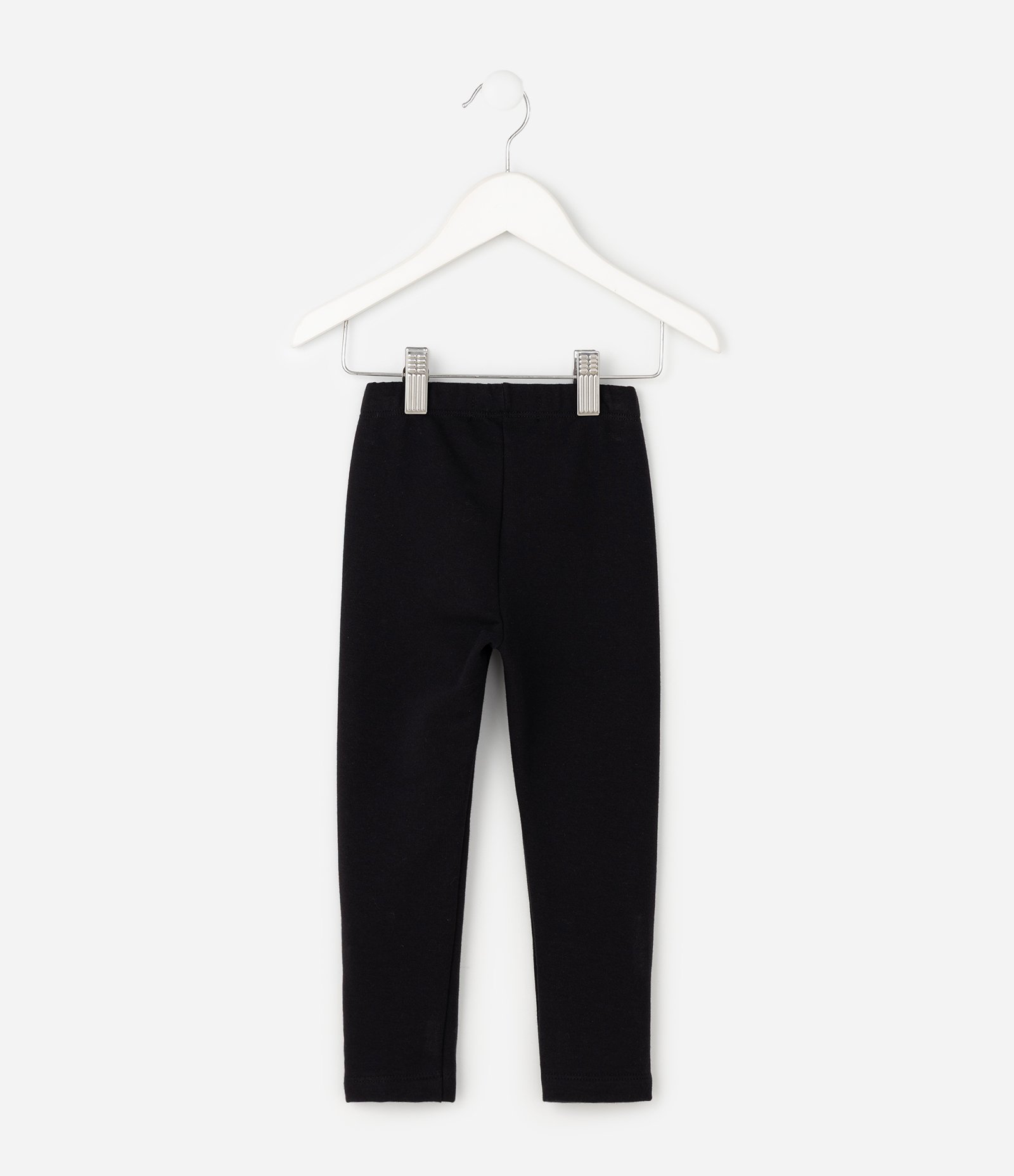 Calça Infantil Legging com Aplicação de Flor nos Joelhos – Tam 1 a 6 Anos Preto 3