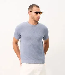 Camiseta Regular Texturizada
