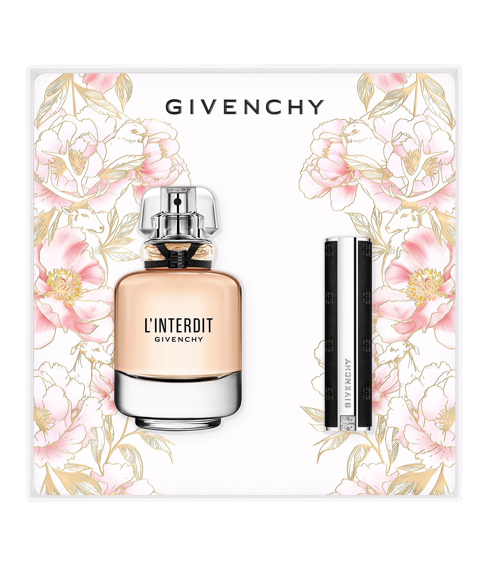 Kit Givenchy L'Interdit EDP 80ml + Le Rouge Interdit Satin 2,7g KIT 3