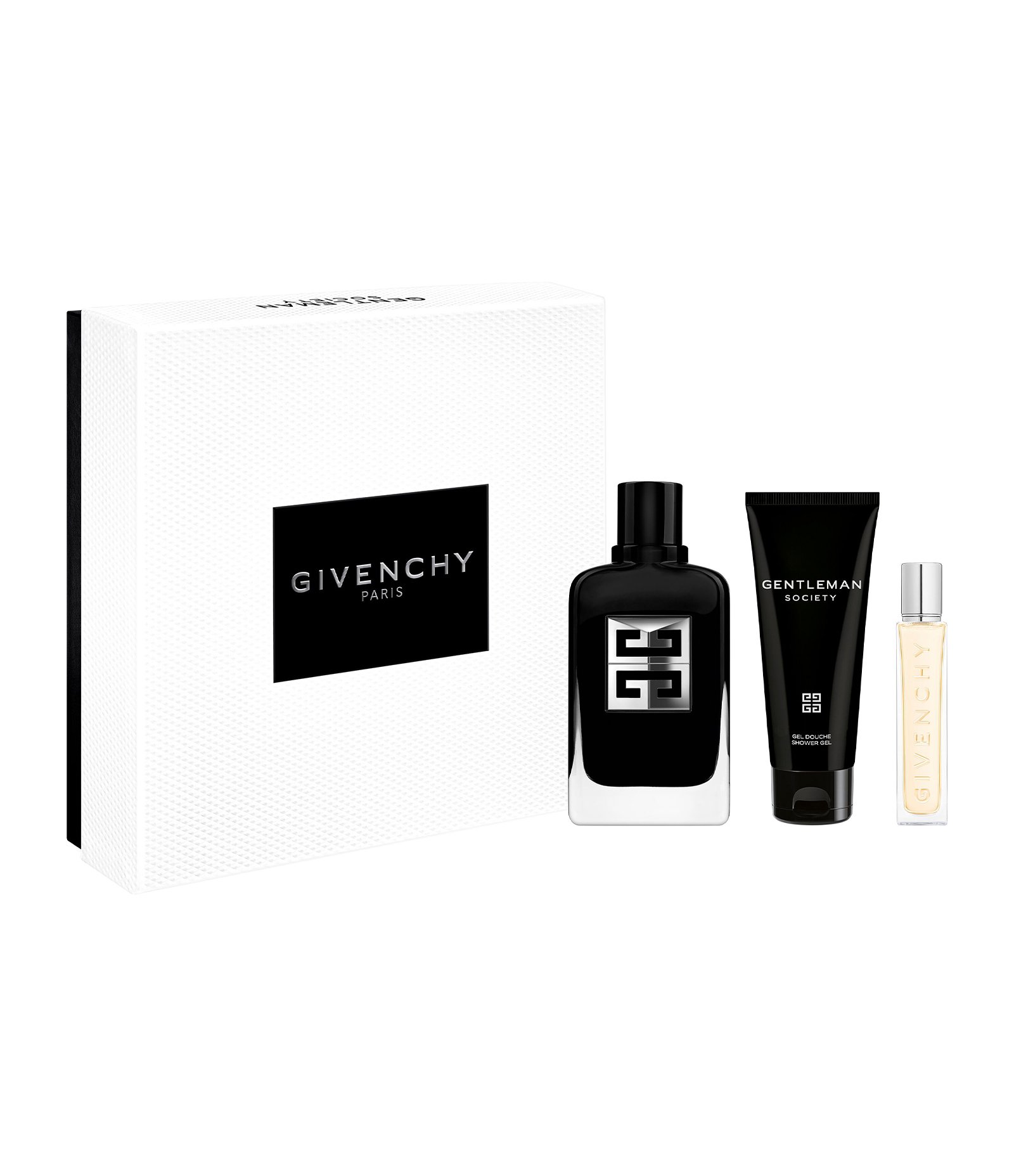 Kit Givenchy Gentleman Society EDP 100ml + Gel de Banho 75ml + Travel Spray 12,5ml KIT 1